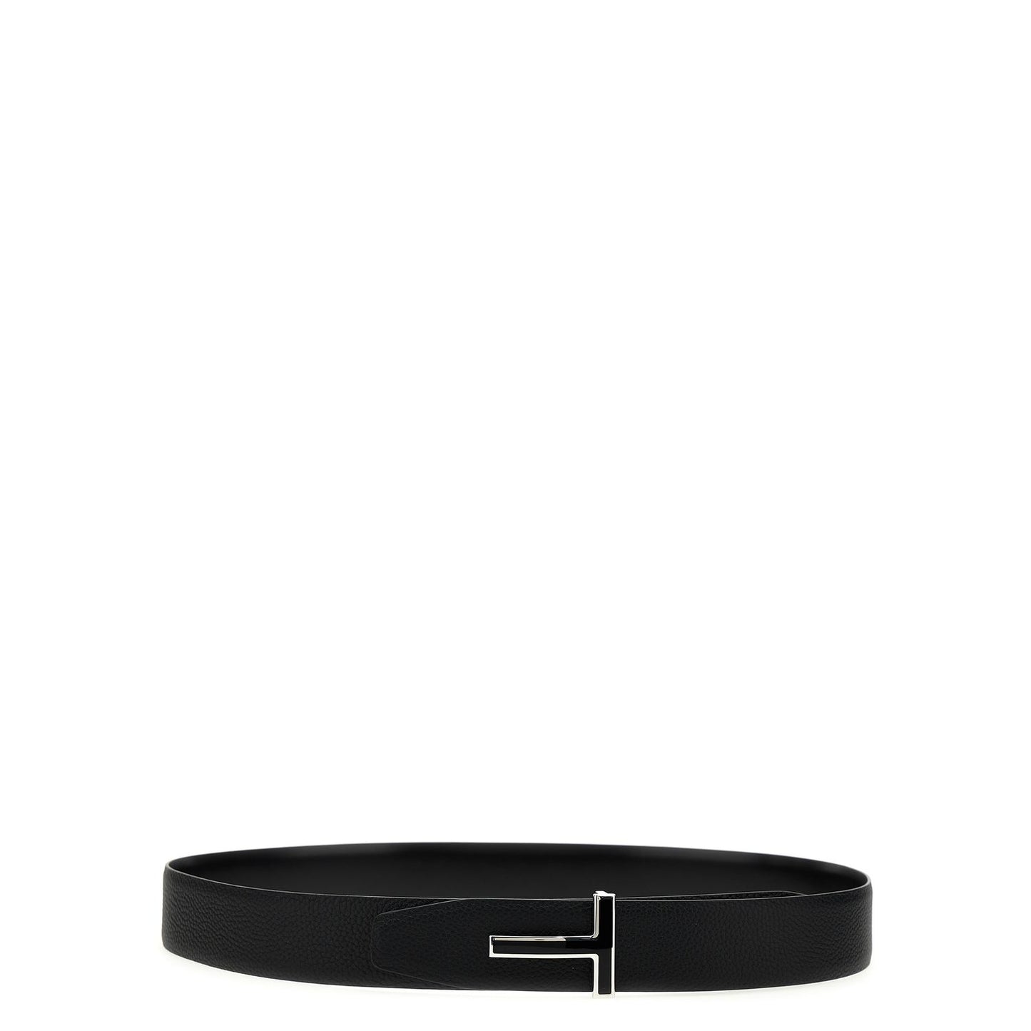 Tom Ford Black Calfskin Regular Belt