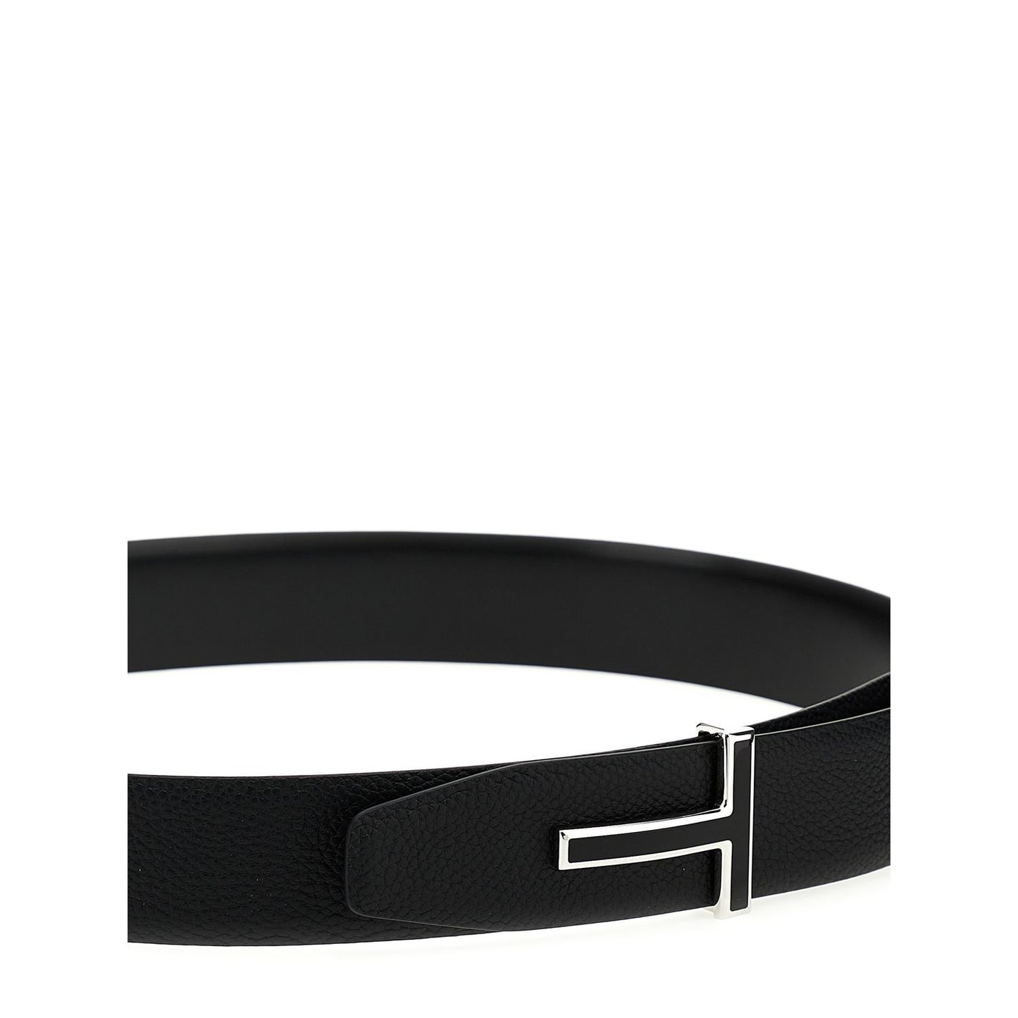 Tom Ford Black Calfskin Regular Belt