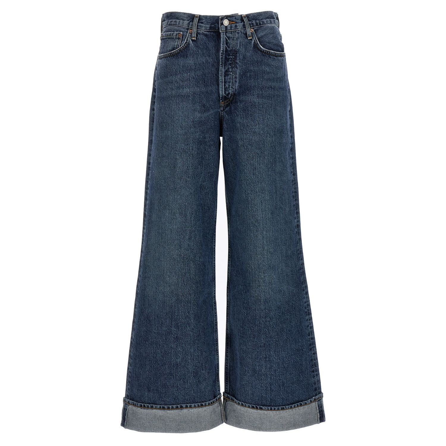 Agolde Blue Cotton Jeans Denim