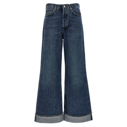 Agolde Blue Cotton Jeans Denim
