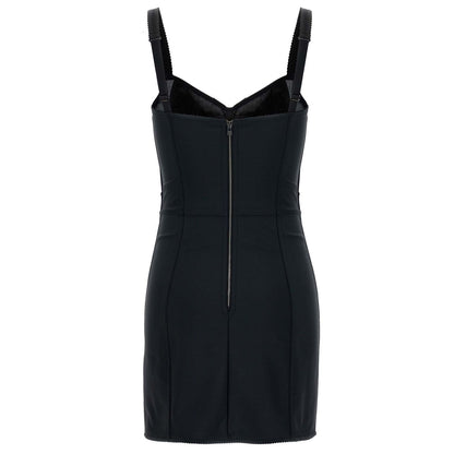 Dolce & Gabbana Black Polyester Short Dress