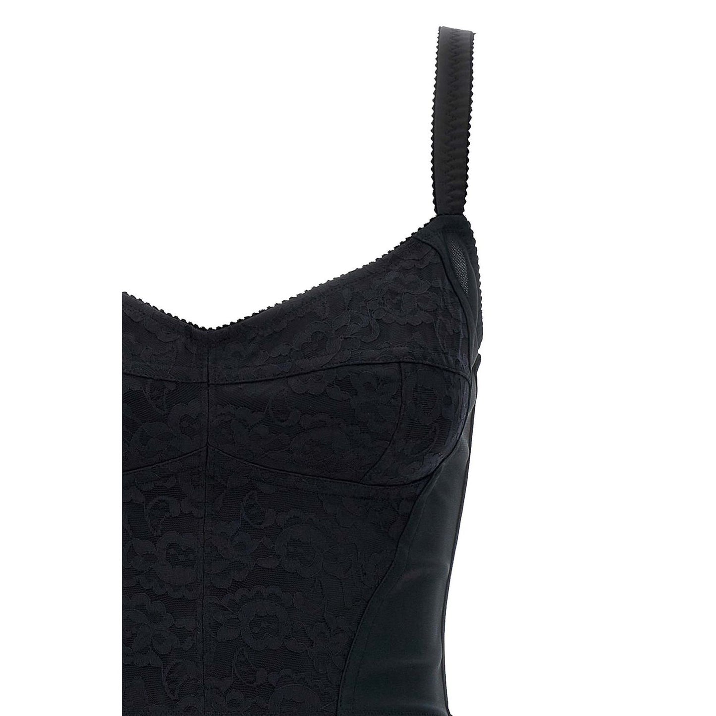 Dolce & Gabbana Black Polyester Short Dress