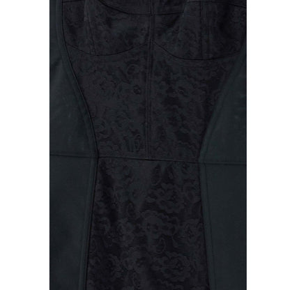 Dolce & Gabbana Black Polyester Short Dress