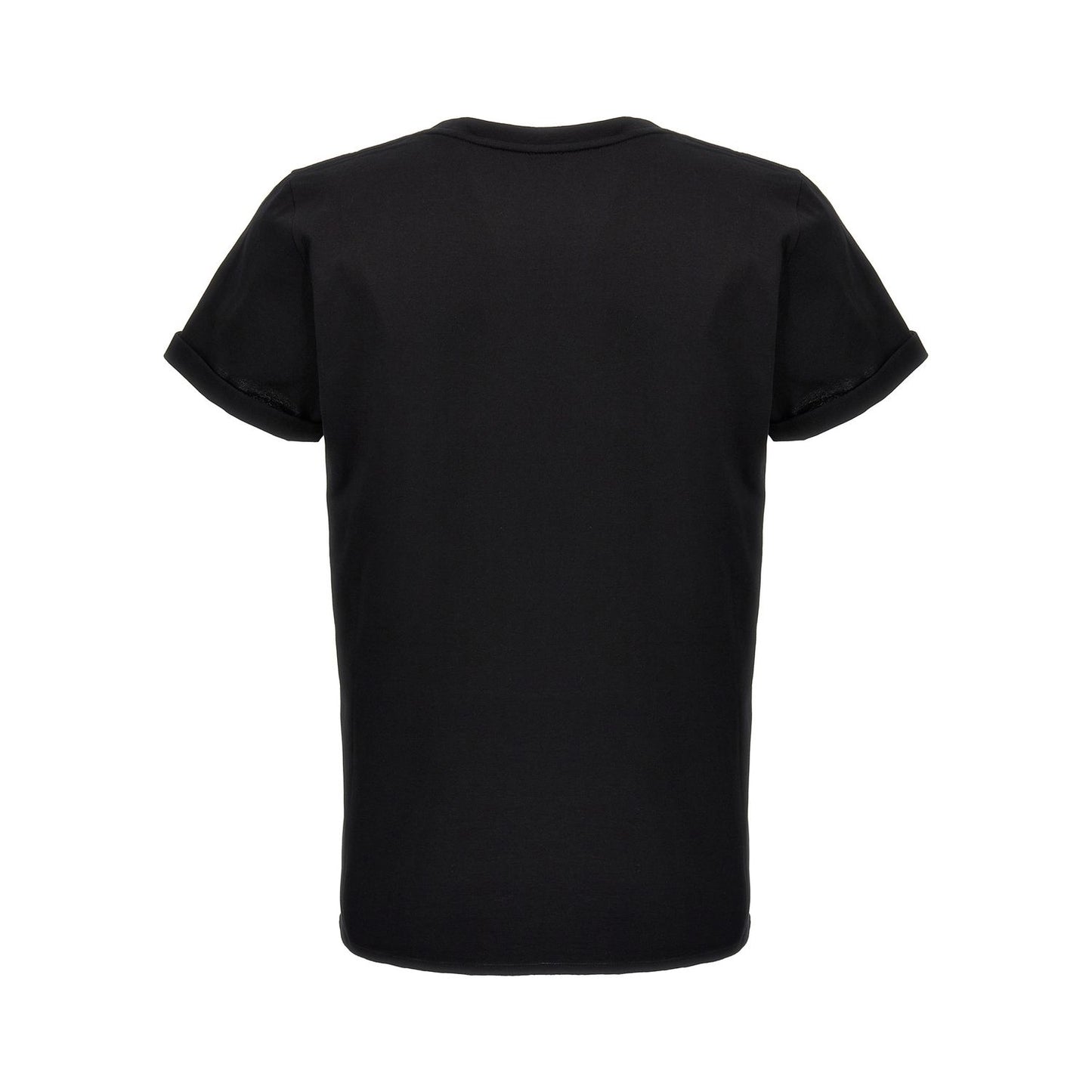 Saint Laurent Black Cotton T-Shirt