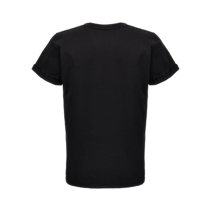 Saint Laurent Black Cotton T-Shirt