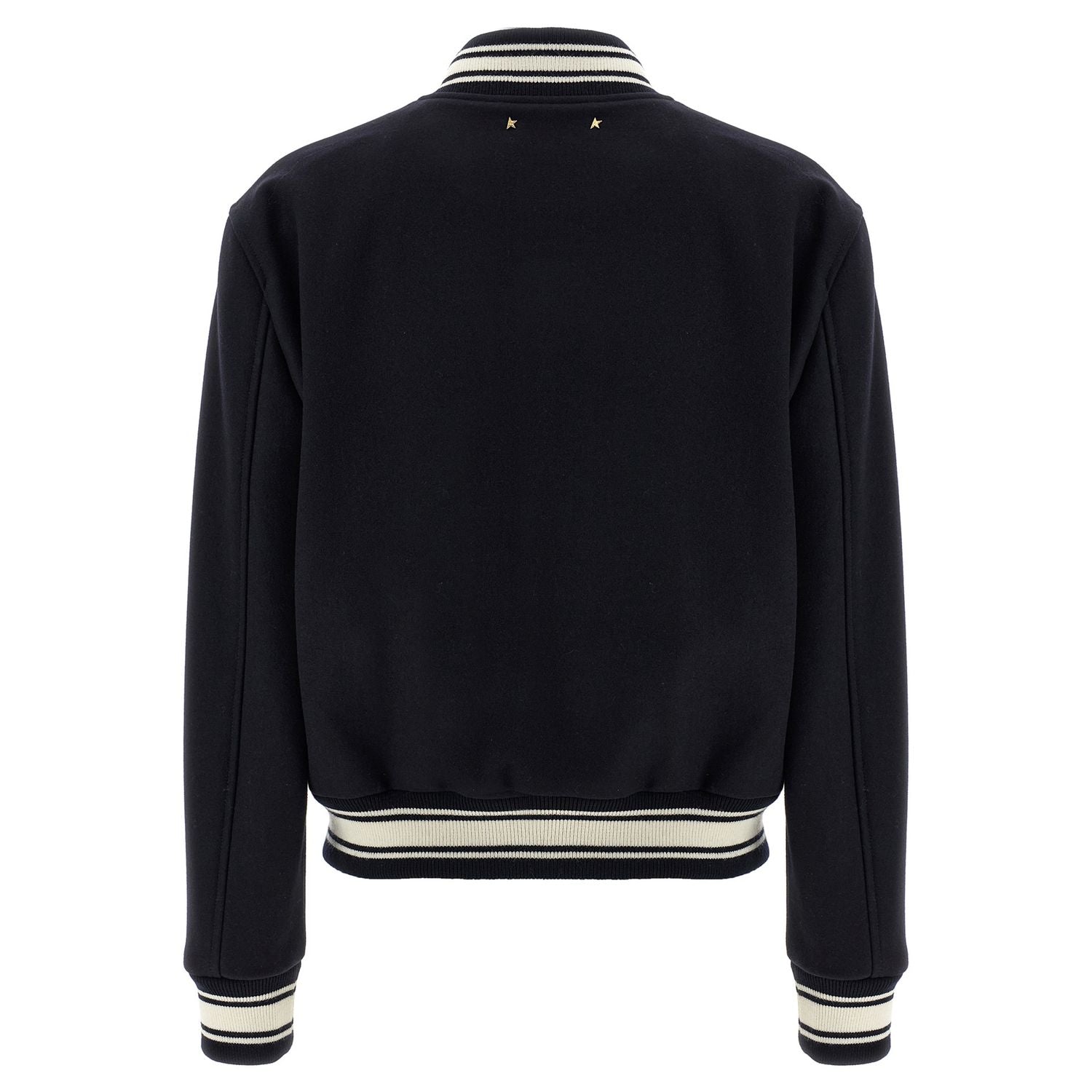 Golden Goose Blue Virgin Wool Bomber