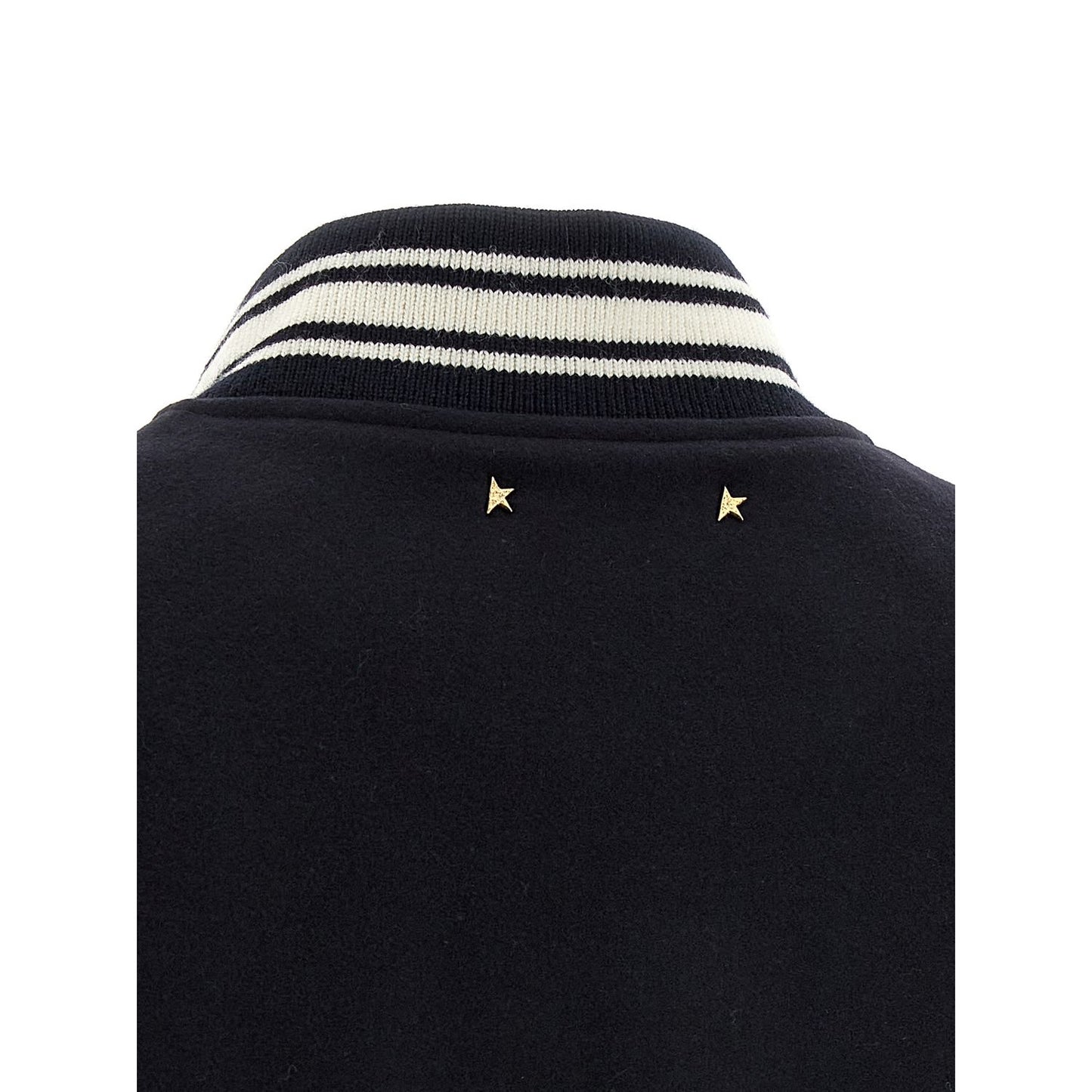 Golden Goose Blue Virgin Wool Bomber