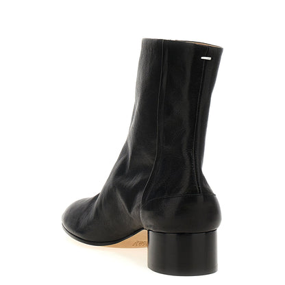 Maison Margiela Black Lamb Leather Ankle Boots