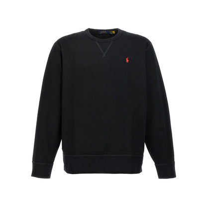 Polo Ralph Lauren Black Cotton Sweatshirt
