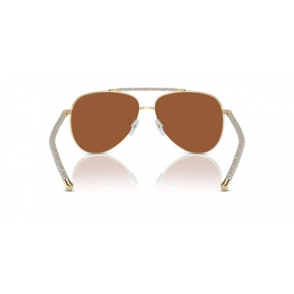 Michael Kors Gold Metal Sunglasses