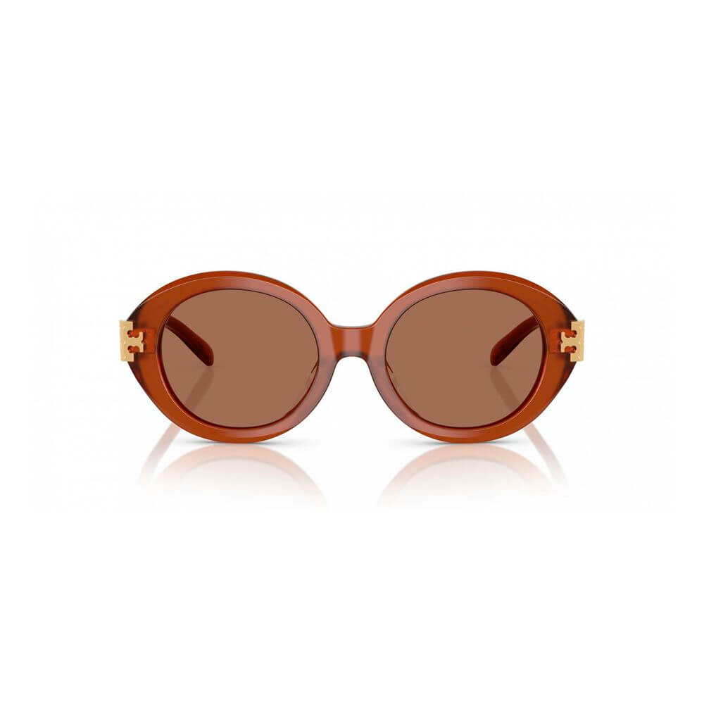 Tory Burch Brown Acetate Sunglasses