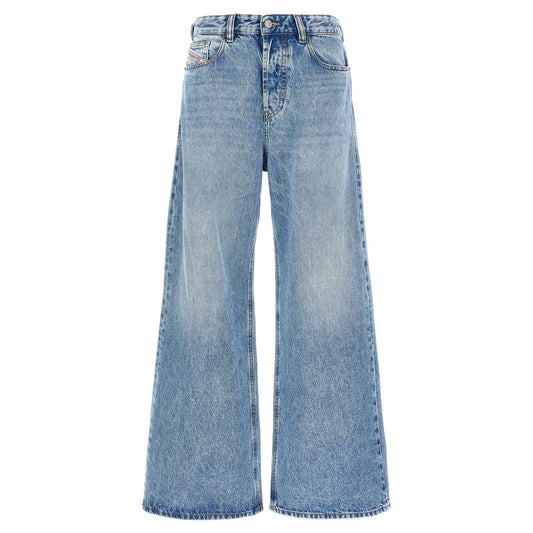 Diesel Blue Cotton Jeans Denim