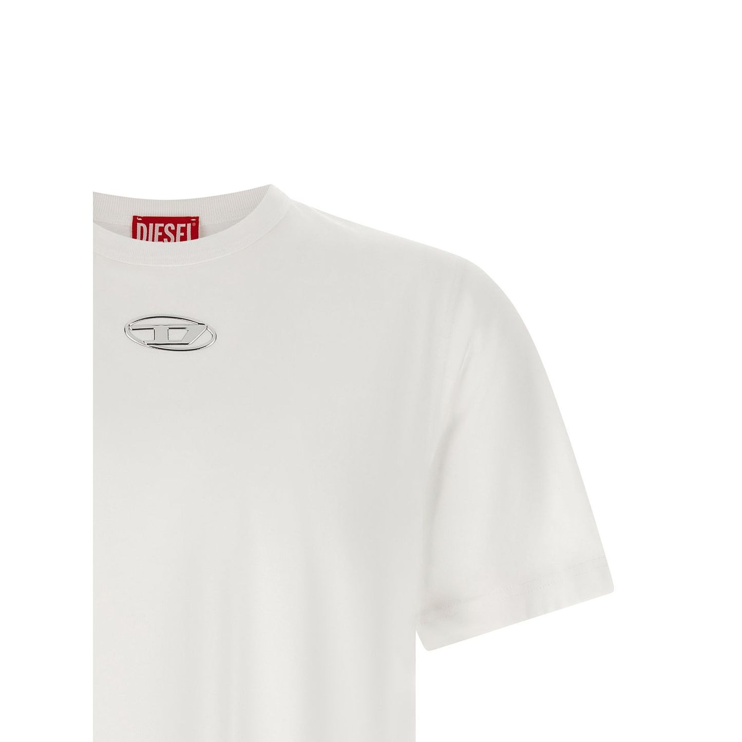 Diesel White Cotton T-Shirt