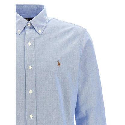 Polo Ralph Lauren Blue Cotton Blouse