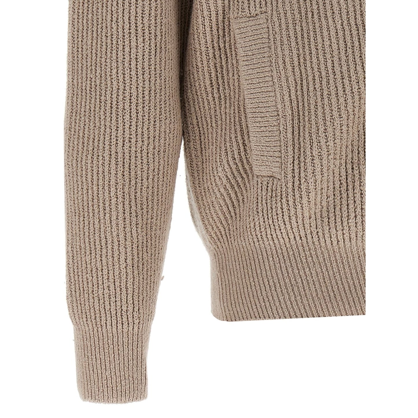 Brunello Cucinelli Beige Cotton Cardigan