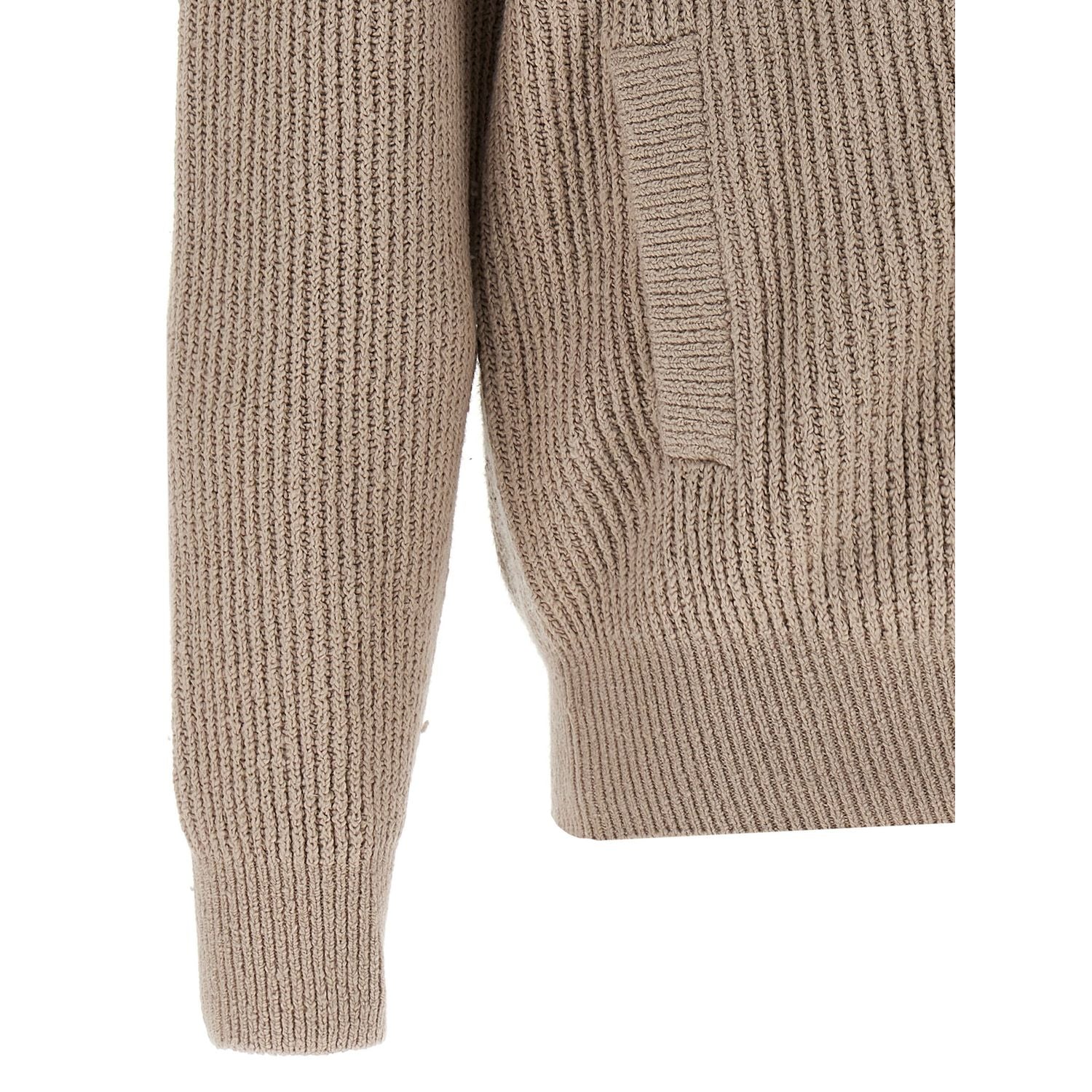 Brunello Cucinelli Beige Cotton Cardigan