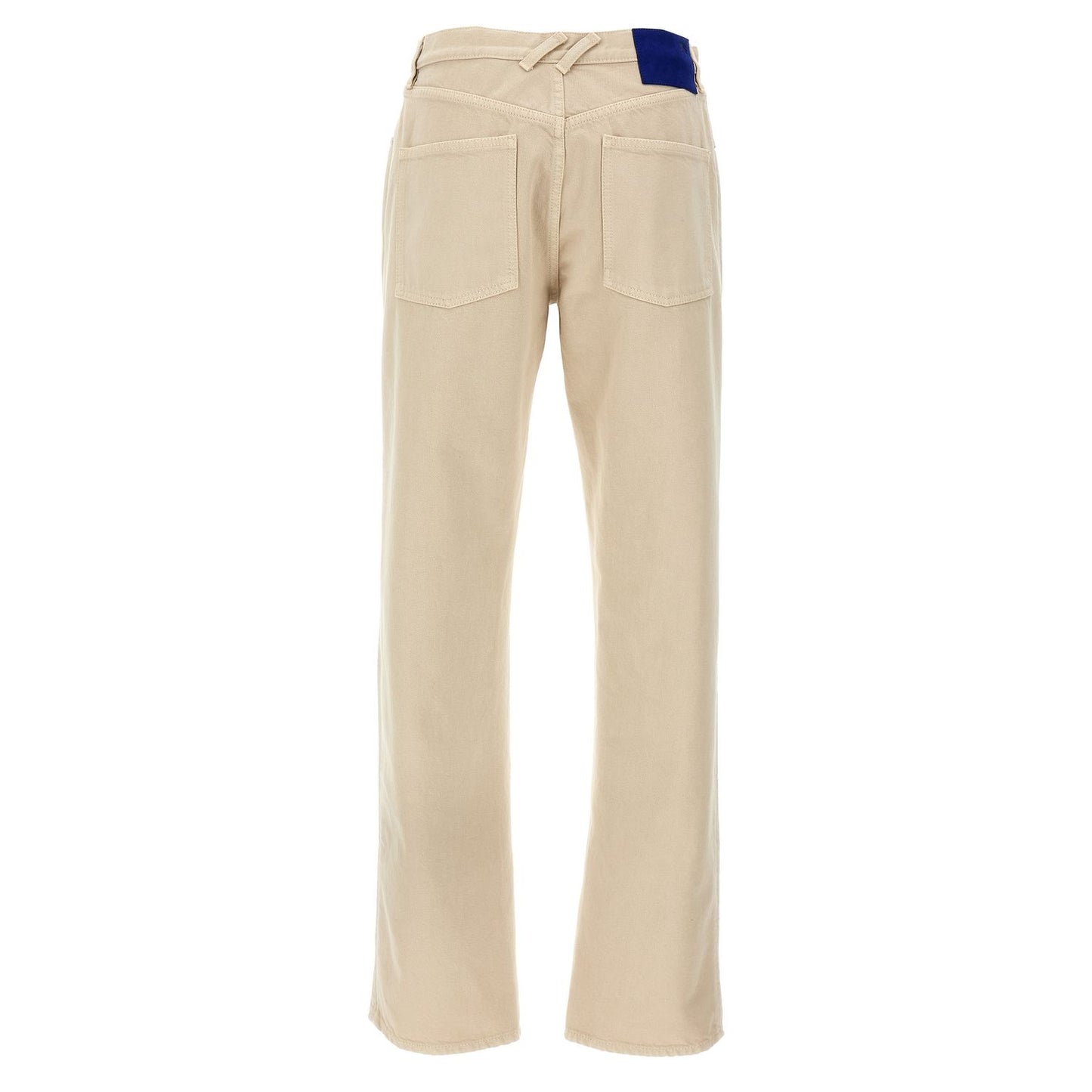 Burberry Beige Cotton Casual Pants