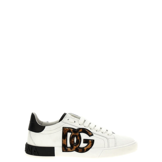 Dolce & Gabbana Multicolor Calfskin Low Top Sneakers