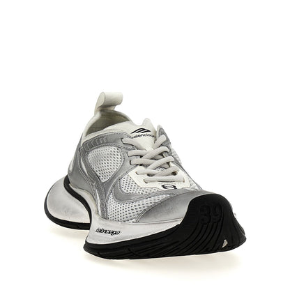 Balenciaga Gray Polyester Athletic Sneakers