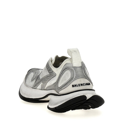 Balenciaga Gray Polyester Athletic Sneakers