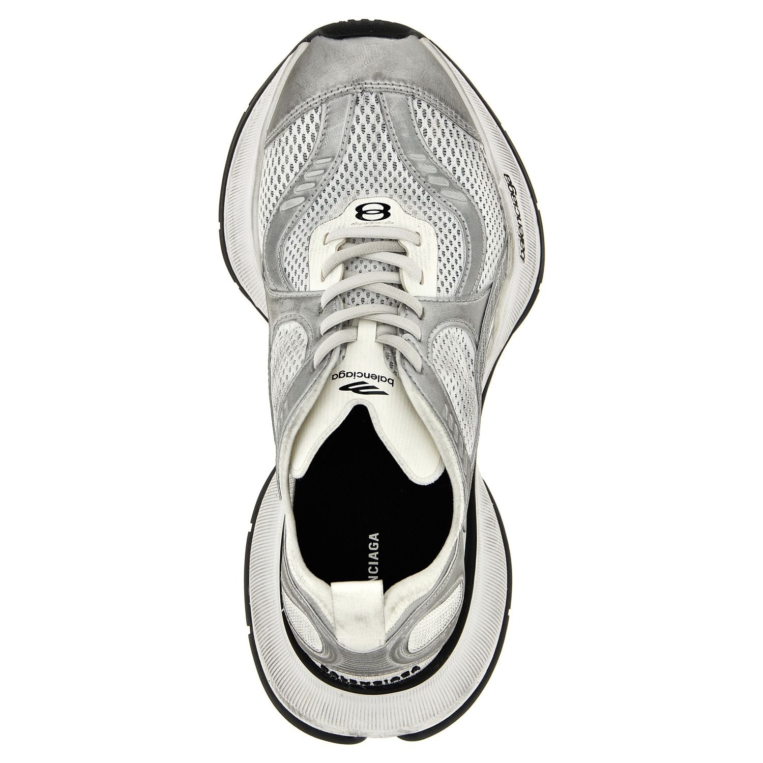 Balenciaga Gray Polyester Athletic Sneakers