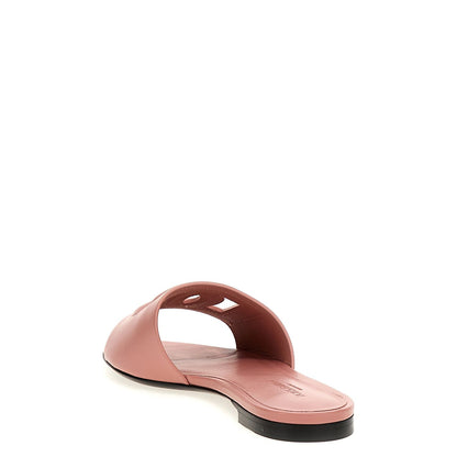 Dolce & Gabbana Multicolor Calfskin Slides
