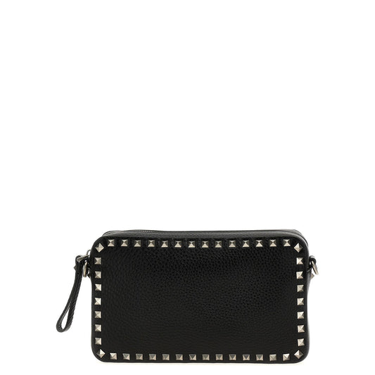 Valentino Garavani Black Calfskin Crossbody Bag