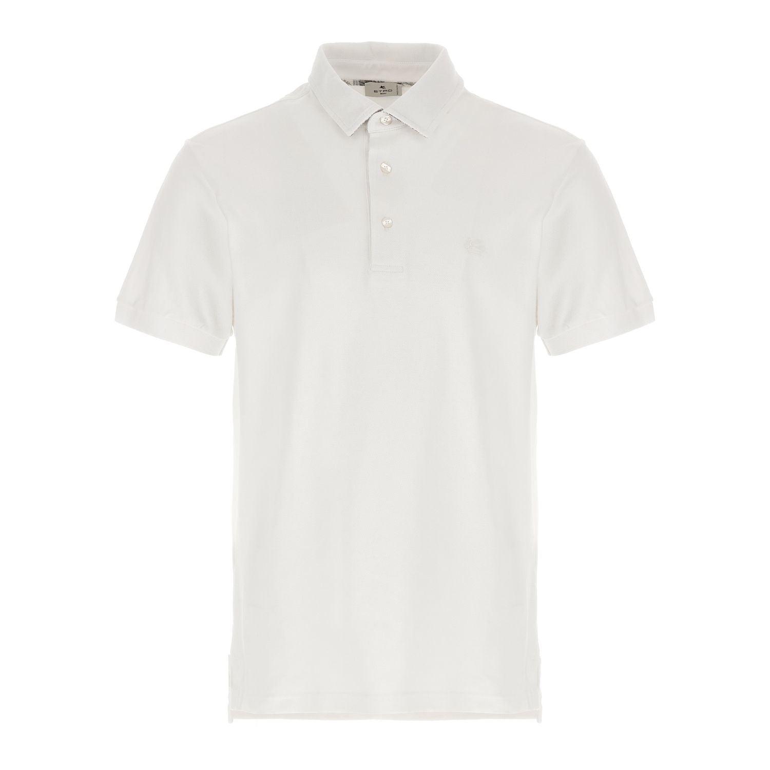 Etro White Cotton Polo Shirt