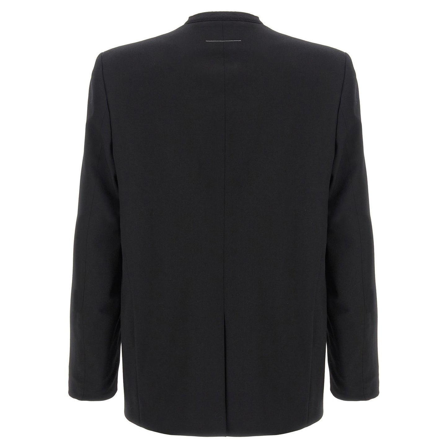 MM6 Maison Margiela Black Polyester Blazer