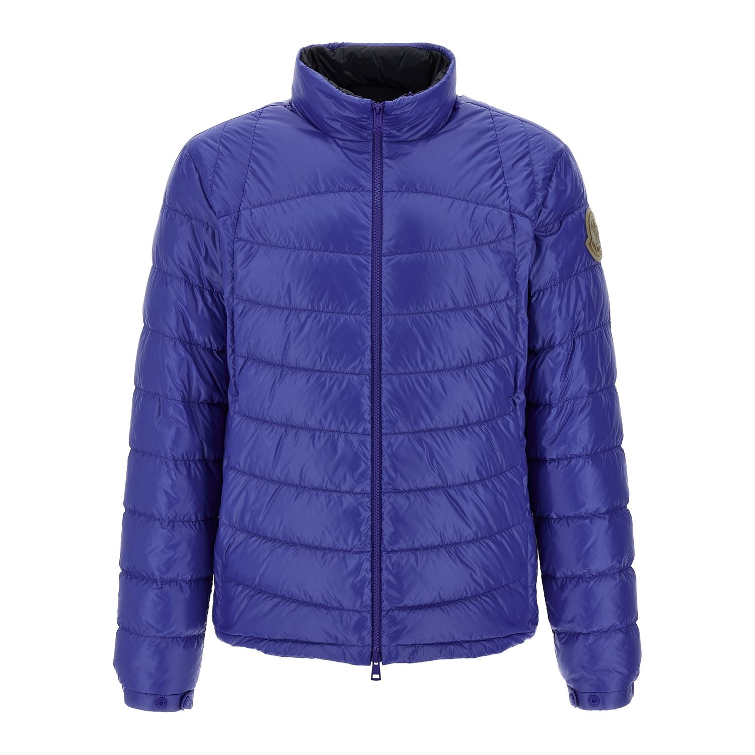 Moncler Blue Polyamide Full-Length Jacket