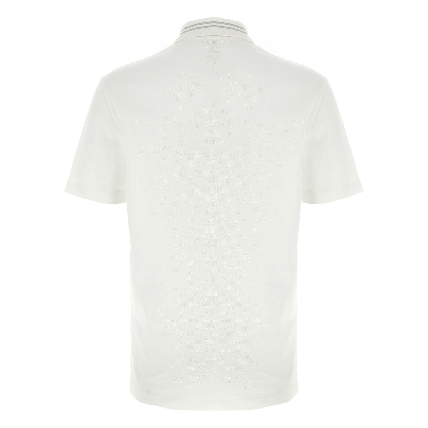 Versace White Cotton Polo Shirt