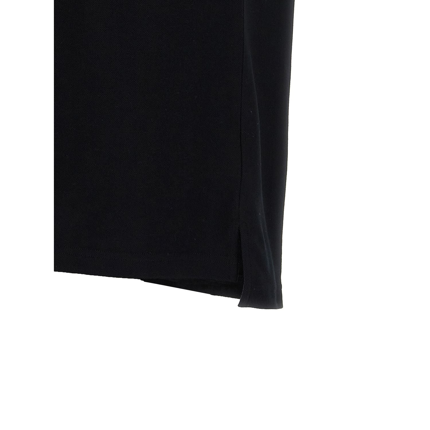 Moschino Black Cotton Polo Shirt