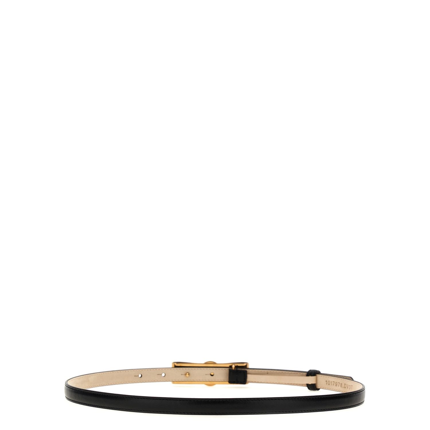 Versace Black Calfskin Regular Belt