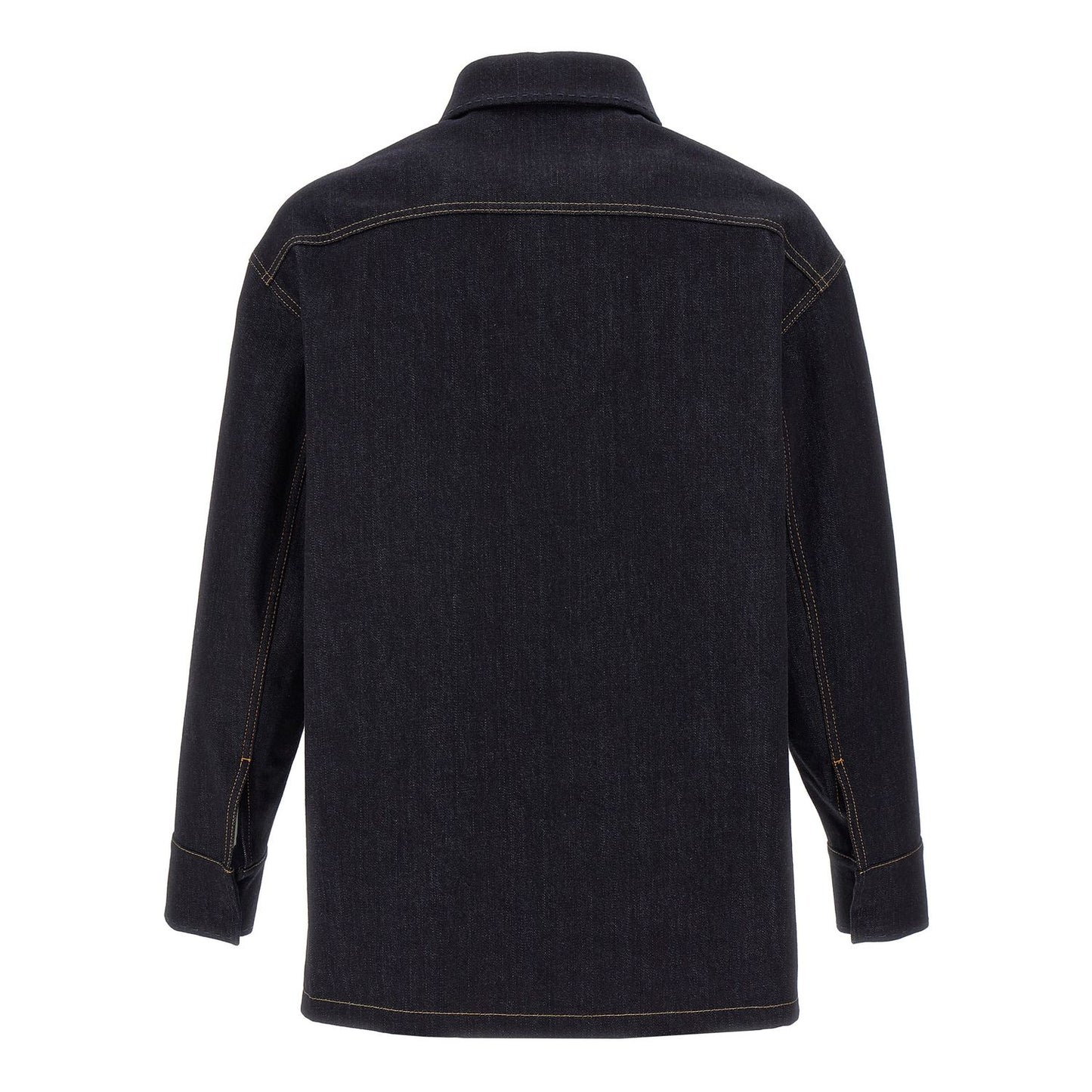 Fendi Blue Cotton Denim Jacket
