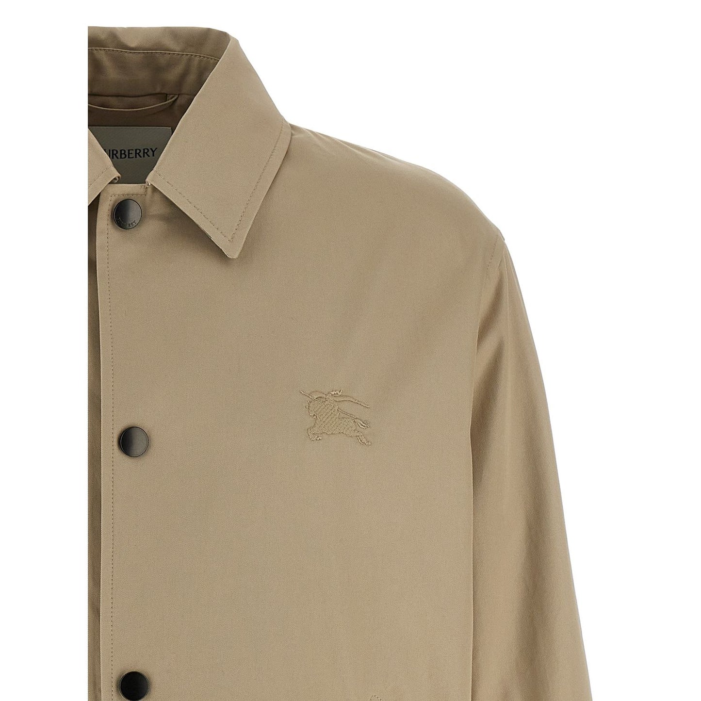 Burberry Beige Cotton Full-Length Jacket