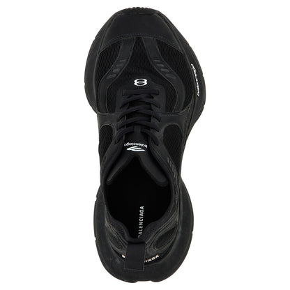 Balenciaga Black Polyester Athletic Sneakers