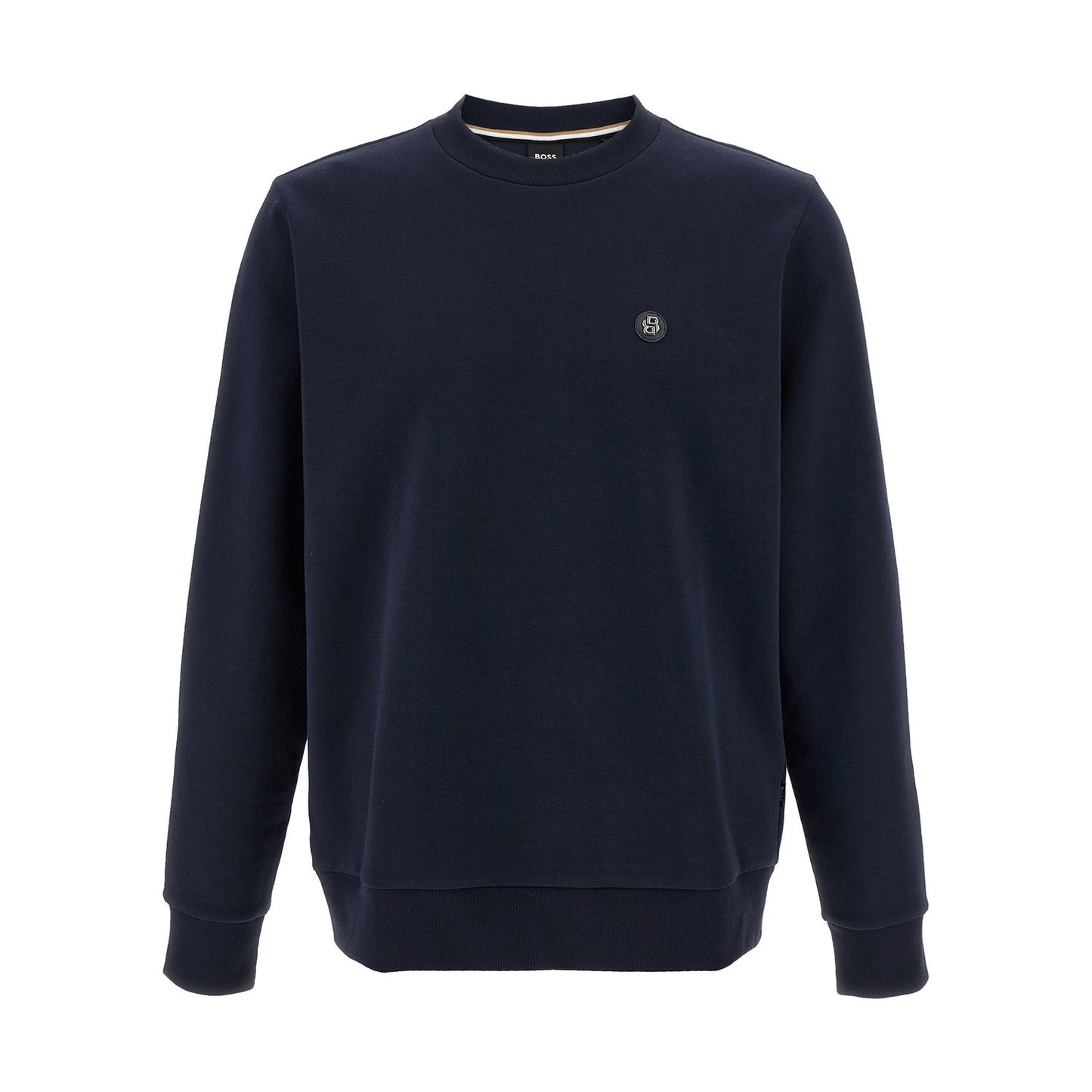 Hugo Boss Blue Cotton Sweatshirt