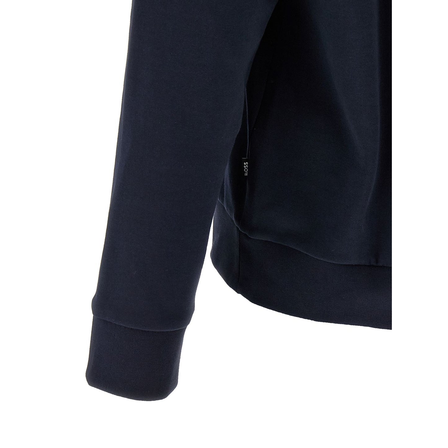 Hugo Boss Blue Cotton Sweatshirt