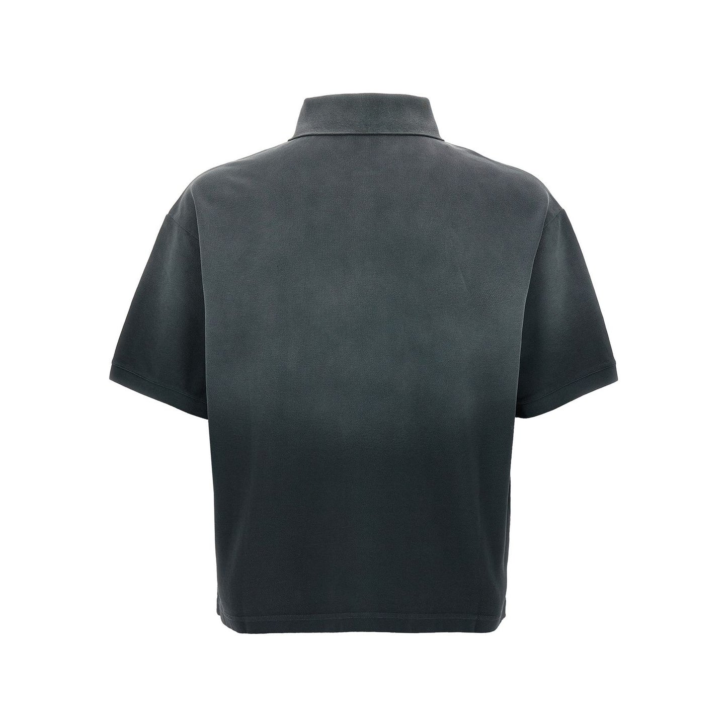 Alexander McQueen Gray Cotton Polo Shirt