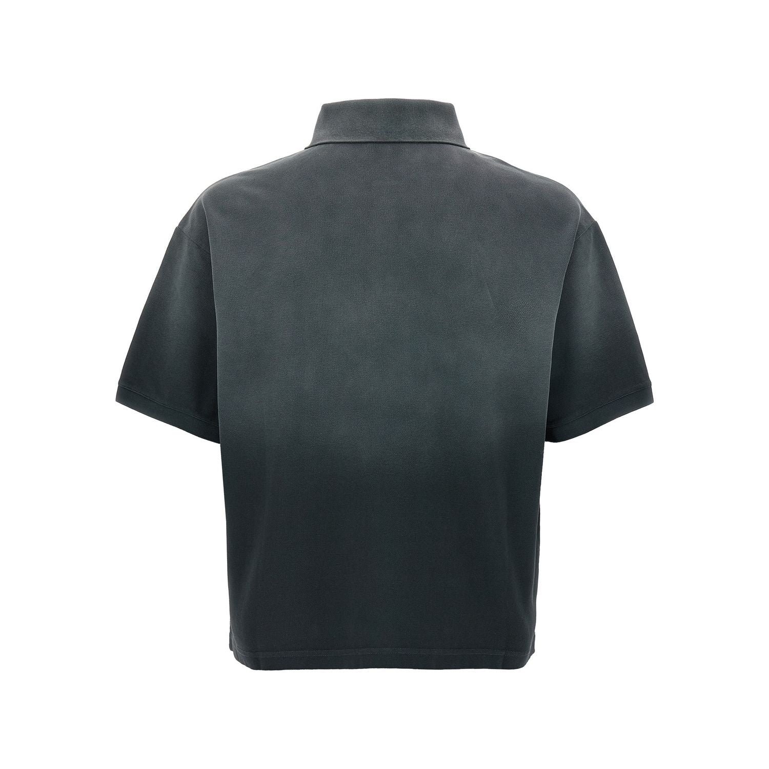 Alexander McQueen Gray Cotton Polo Shirt