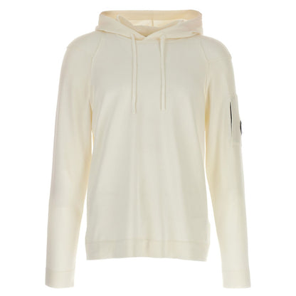 C.P. Company White Cotton Sweatshirt