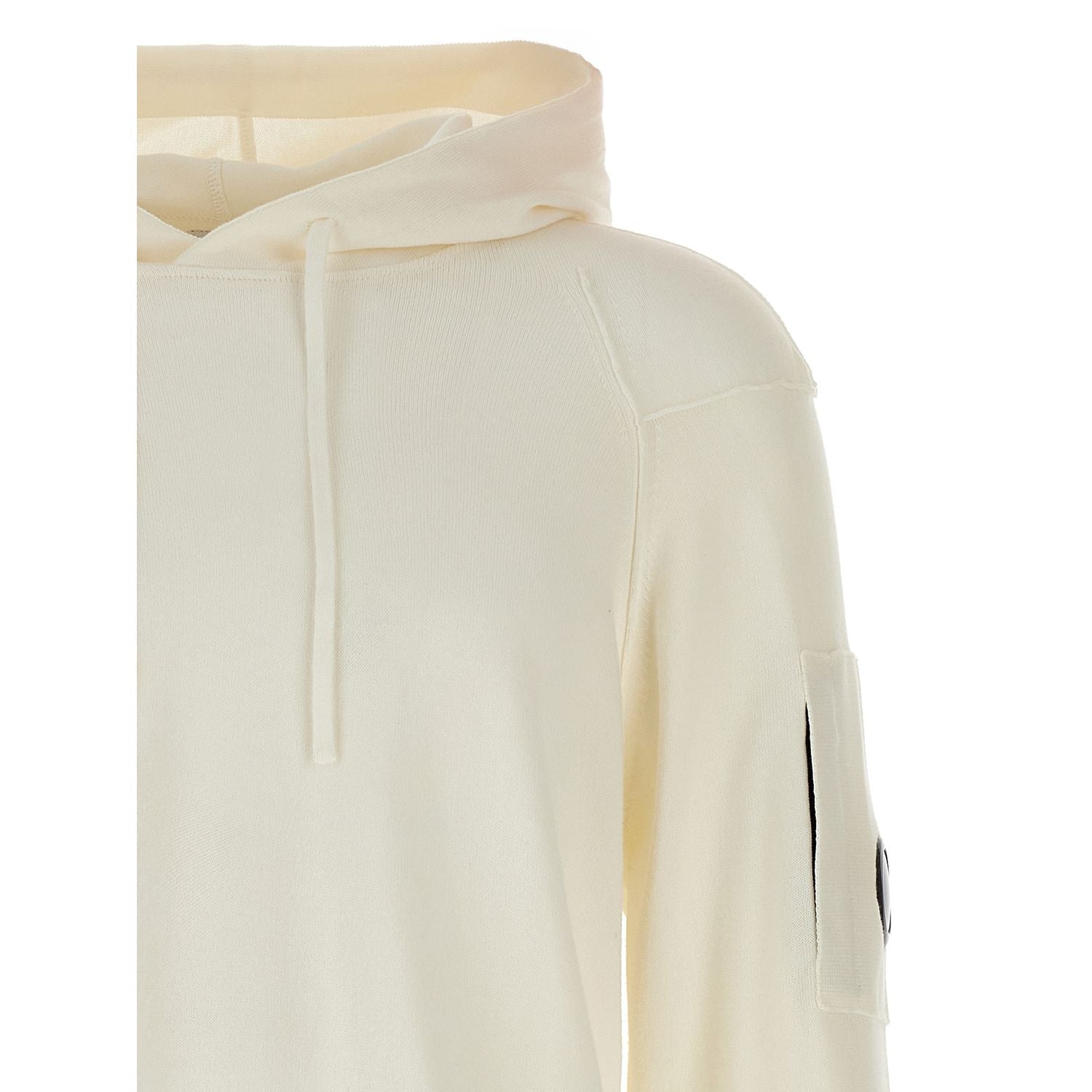 C.P. Company White Cotton Sweatshirt