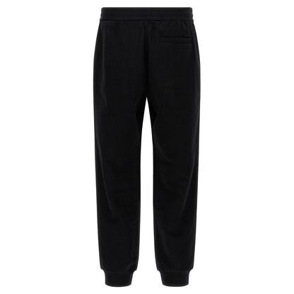 Versace Black Cotton Joggers (Workout Pants)