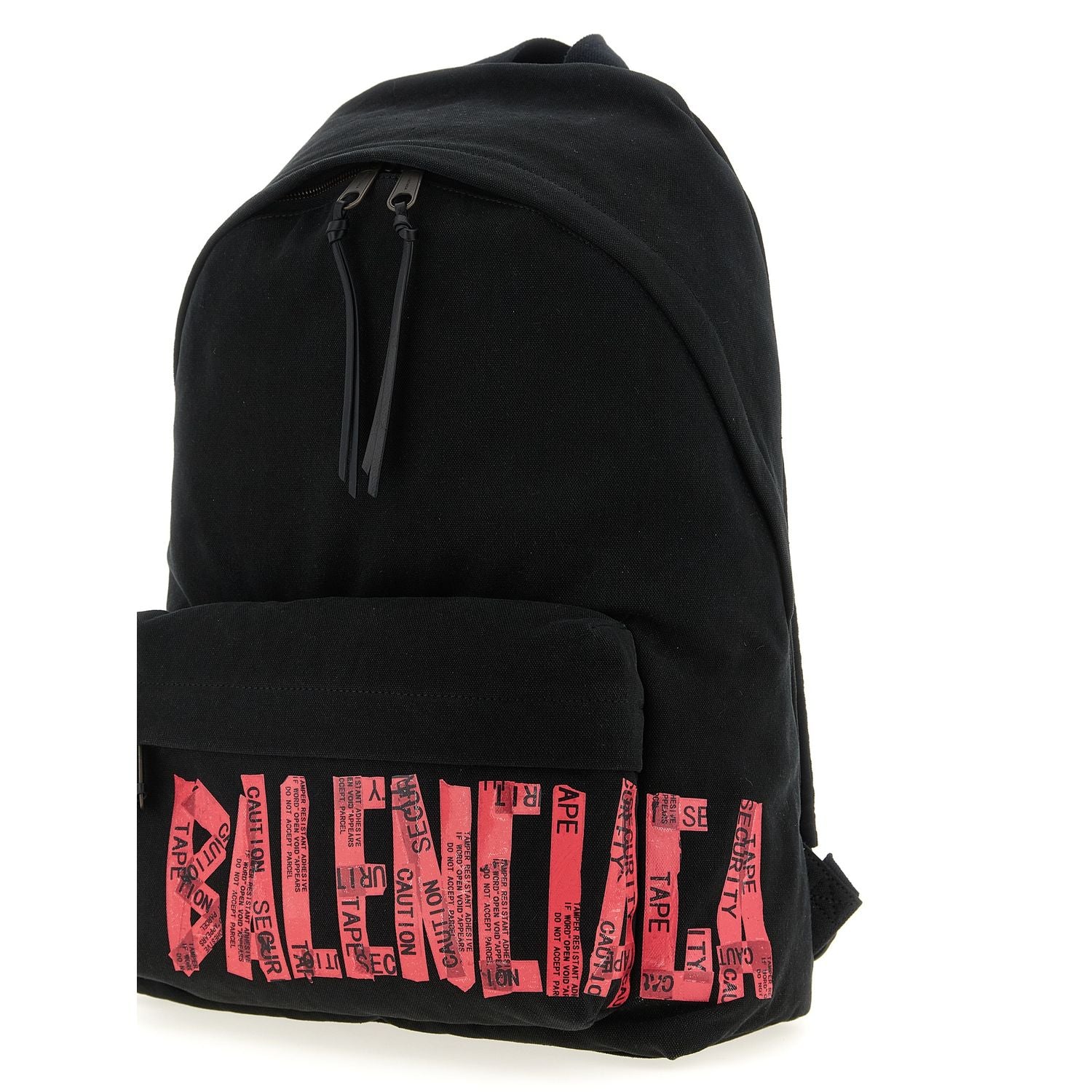 Balenciaga Black Cotton Backpack