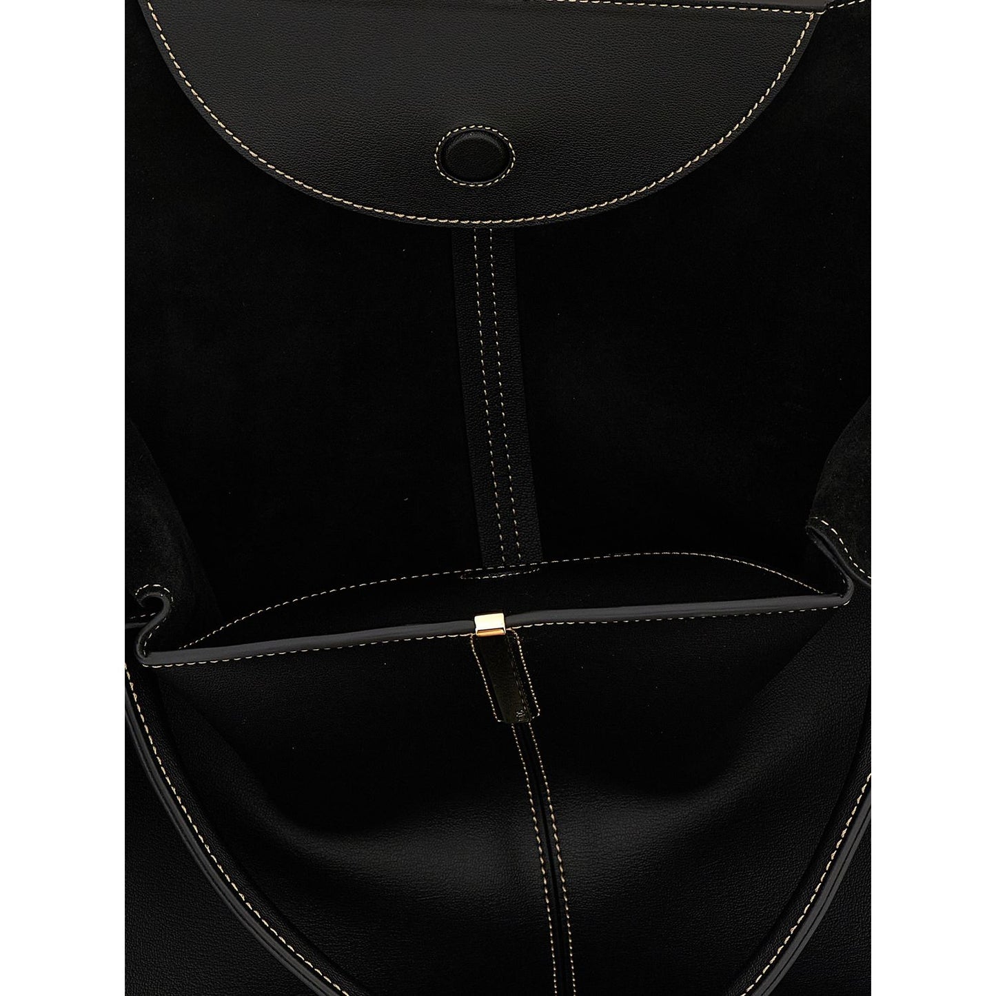 Tod's Black Calfskin Tote Bag