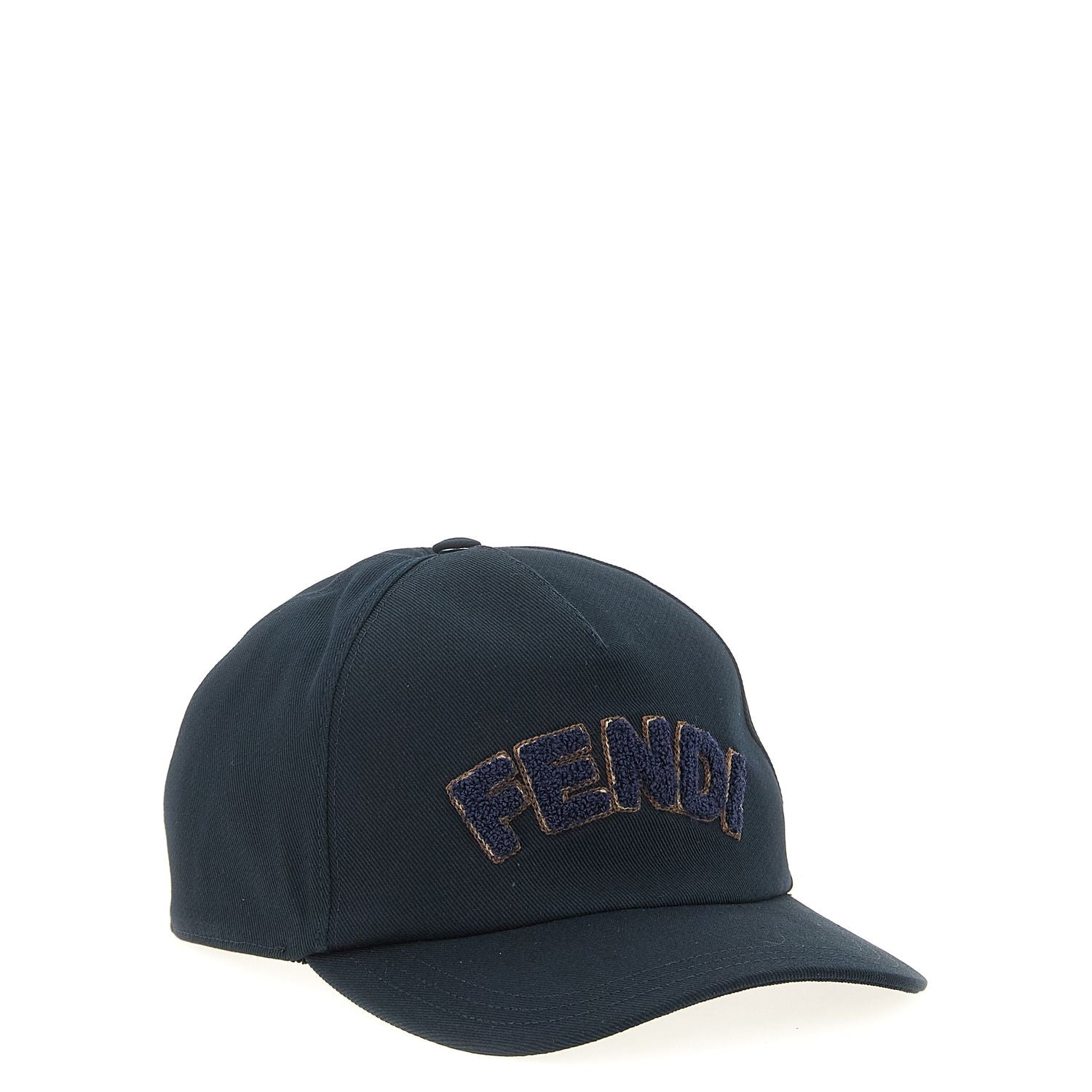 Fendi Blue Cotton Cap (Baseball Hat)