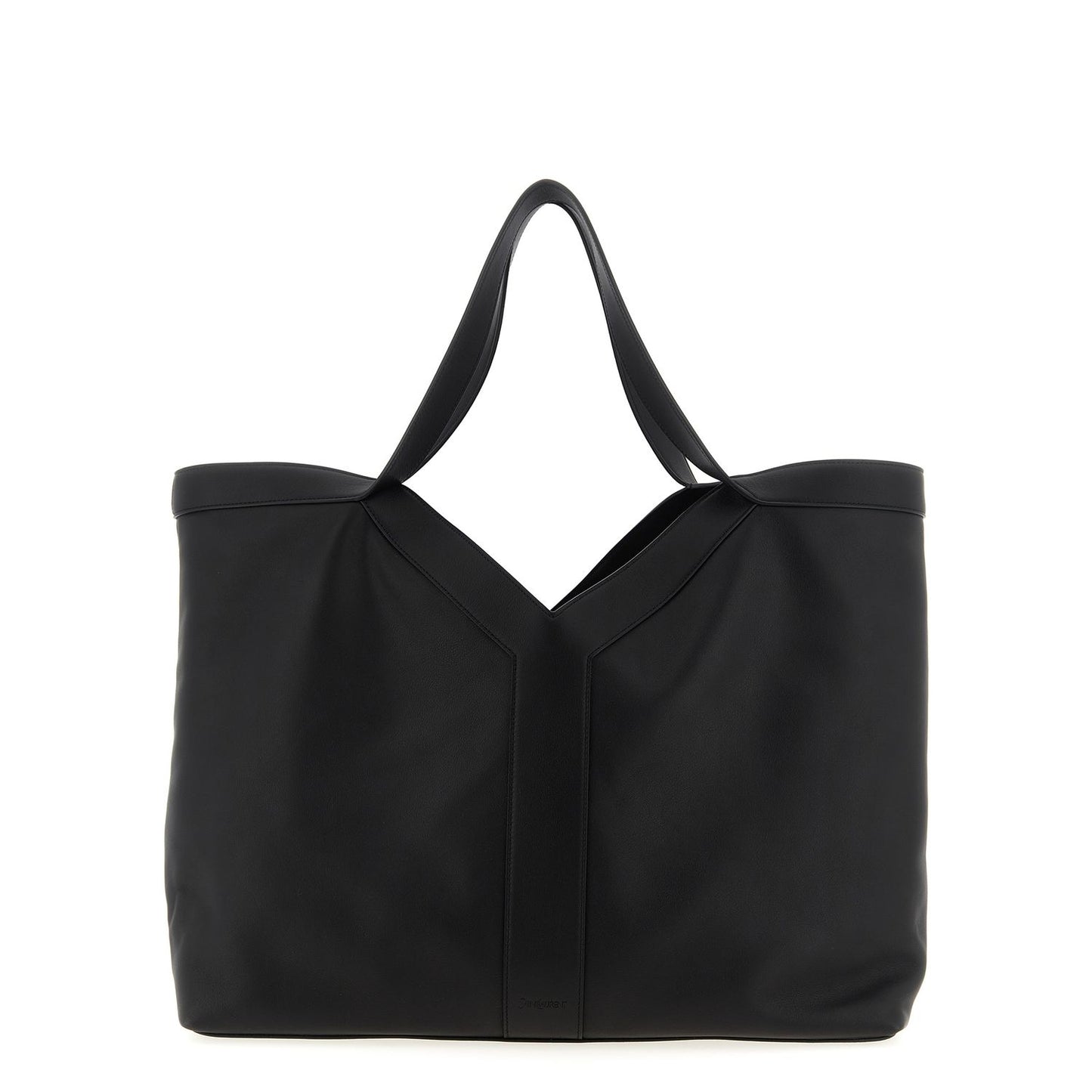 Saint Laurent Black Calfskin Tote Bag