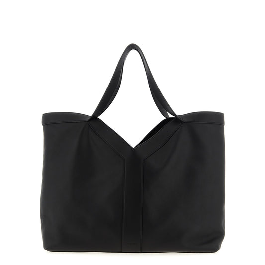 Saint Laurent Black Calfskin Tote Bag
