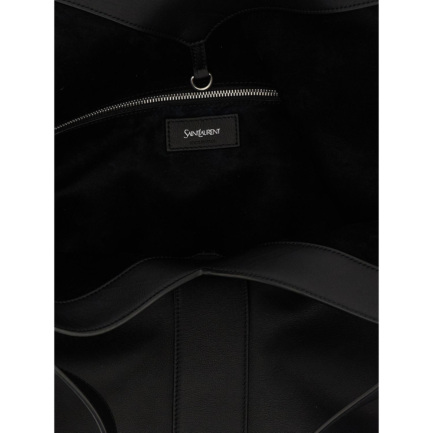 Saint Laurent Black Calfskin Tote Bag