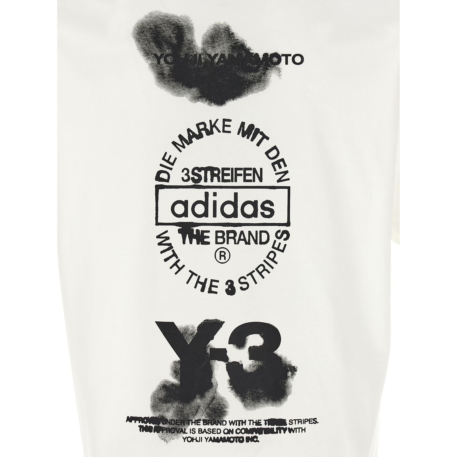 Y-3 Bicolor Cotton T-Shirt